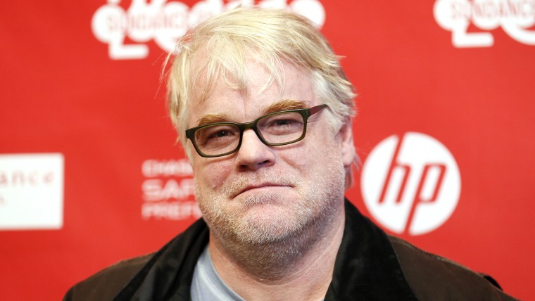 Philip Seymour Hoffman at the premiere of \"A Most Wanted Man\" on Jan. 19.