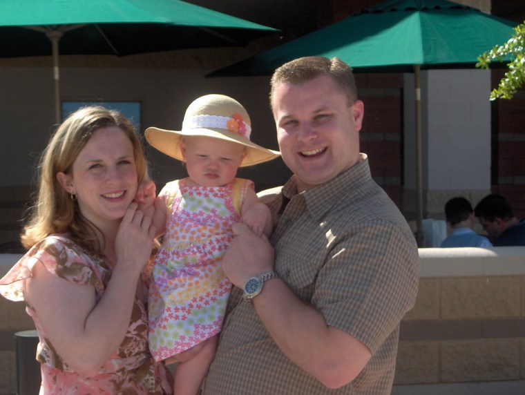 Pastor Erik Fitzgerald, his late wife, June, and their daughter, Faith.