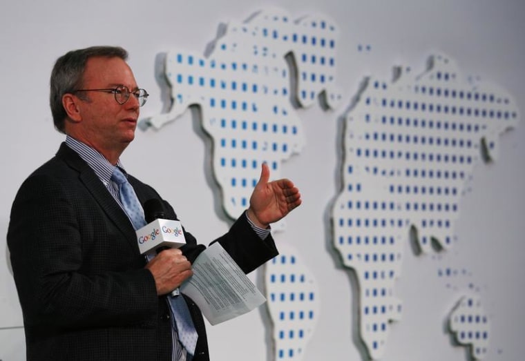 Google Executive Chairman Eric Schmidt will receive $100 million in restricted stock units, as well as a $6 million cash bonus.