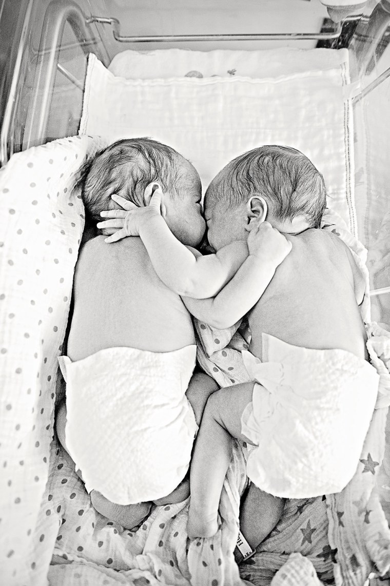 Twins Colton and Weston were born almost 3 months early at 29 weeks gestation and spent 8 weeks in the NICU. This was the first time they had been abl...