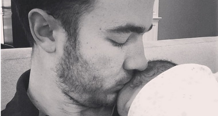 Image: Kevin Jonas and baby