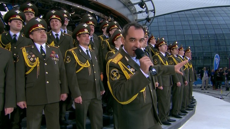 Russian Police Choir perform on TODAY.