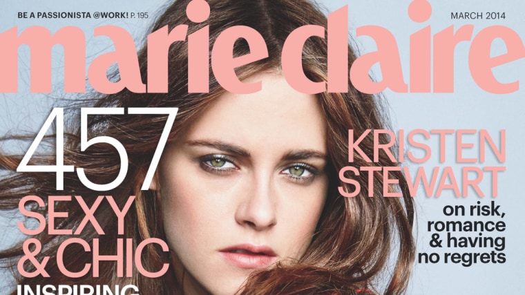 IMAGE: Kristen Stewart on Marie Claire cover