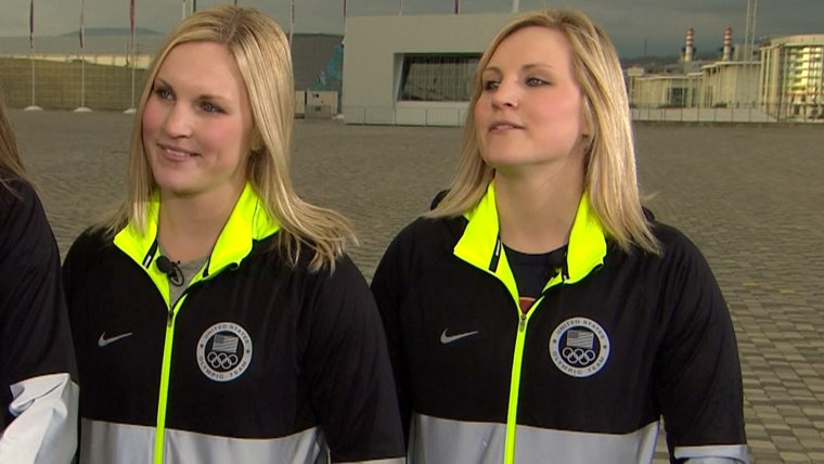 Twin sisters Jocelyne and Monique Lamoureux.