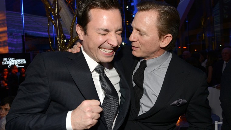 Image: Jimmy Fallon and Daniel Craig
