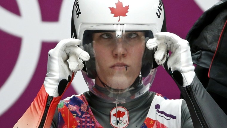 Ridiculous faces made by Olympic lugers.