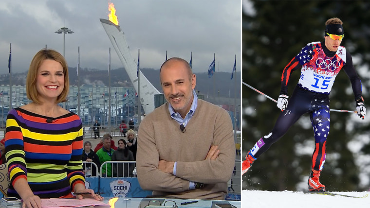 Savannah Guthrie and Matt Lauer on TODAY.

SOCHI, RUSSIA - FEBRUARY 11:  Simeon Hamilton of the United States competes in Qualification of the Men's S...