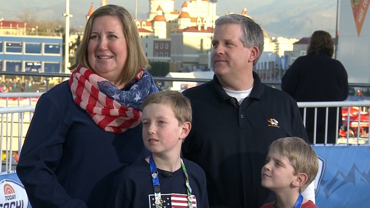 Ben and his family on TODAY.