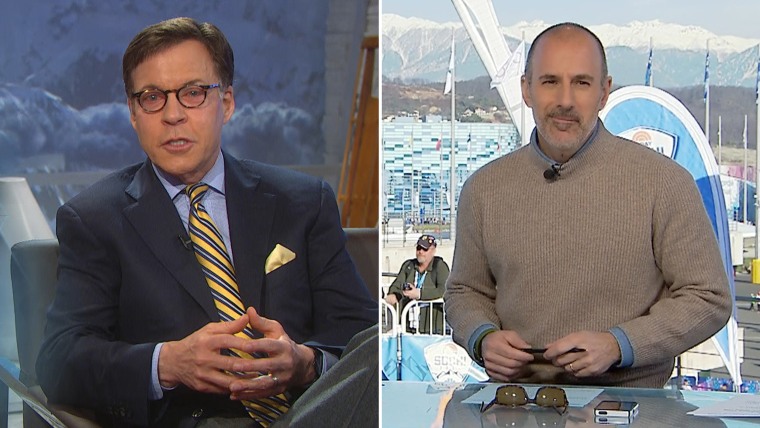 Bob Costas is once again handing over Olympic coverage to Matt Lauer Wednesday.
