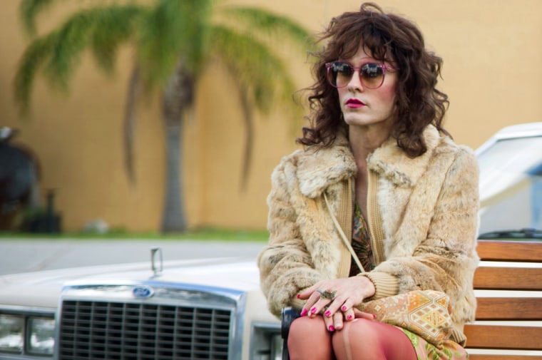 Image: Jared Leto as Rayon in a scene from \"Dallas Buyers Club.\"