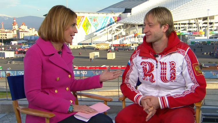 Savannah Guthrie speaks with Evgeni Plushenko about his decision to drop out of the Olympics.
