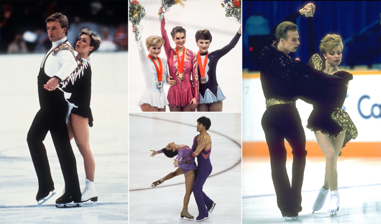 Various skaters from the 80's flaunt a short bobbed haircut