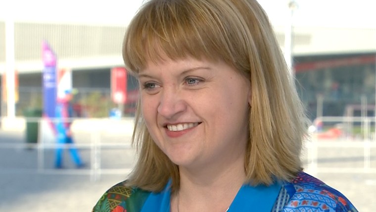 Tamara Smith is one of thousands of volunteers at the Sochi Olympics.