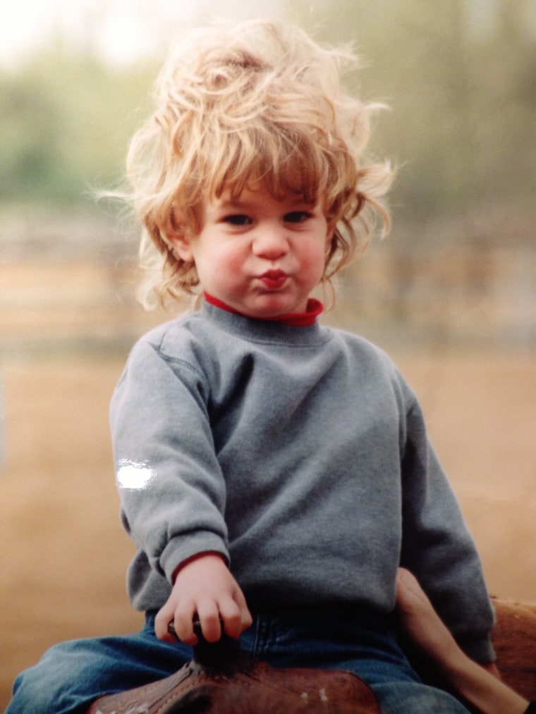 Figure skater Jason Brown at 2 years old.