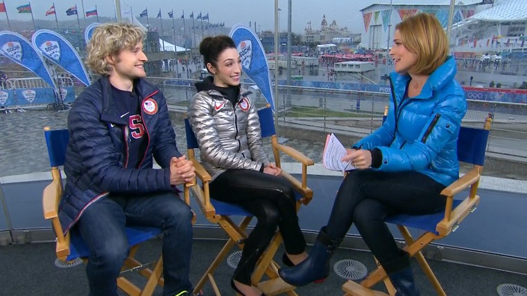 Meryl Davis and Chalie White on TODAY