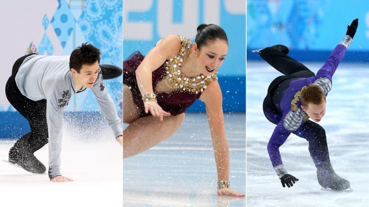Patrick Chan of Canada, Kaetlyn Osmond of Canada and Alexander Majorov of Sweden all took falls during competition in Sochi.