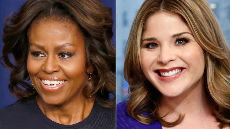 Michelle Obama will talk to Jenna Bush Hager for an upcoming TODAY series.