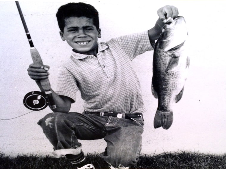 Lester Holt at the age of 7.
