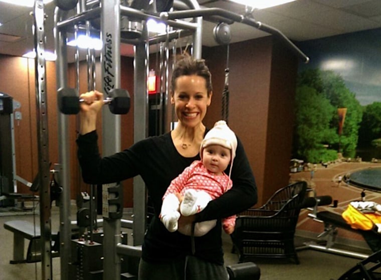 Torture for Jenna Wolfe = Not being able to work out. Her journey back to fitness after having a baby has been challenging, she writes.