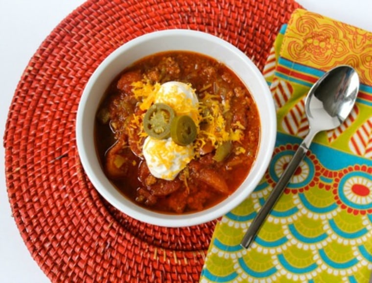 Slow Cooker Beanless Chili