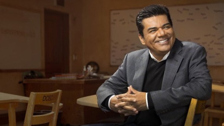 George Lopez stars in a new FX comedy "Saint George," which he co-created.