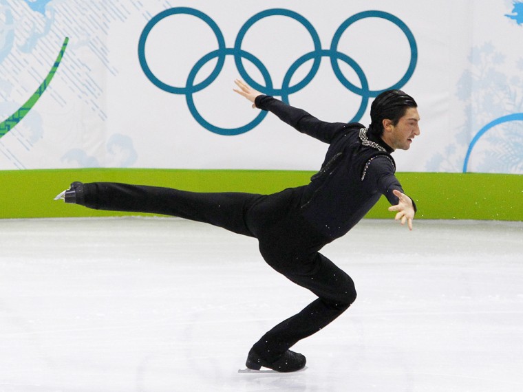 Evan Lysacek hoped to defend his gold medal from the 2010 Olympics in Vancouver, but his doctor told him that he could do permanent damage to his injured hip if he continued to train on it.