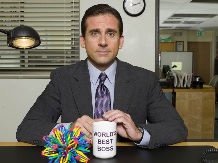 The Office's Michael Scott (Steve Carell) was widely considered to be an idiot - but while at Dunder Mifflin he was probably happier than his long-suffering employees.