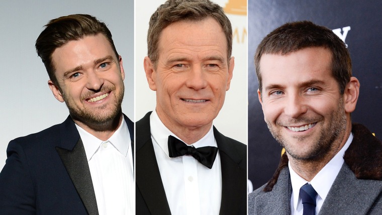 Justin Timberlake, Bryan Cranston and Bradley Cooper are nominated for Golden Globes on Sunday.