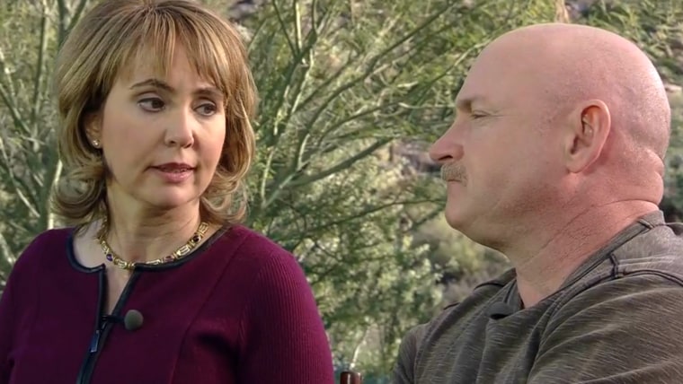 Gabrielle Giffords and her husband, former astronaut Mark Kelly, talk with TODAY host Savannah Guthrie. Gabrielle Giffords marked the three-year anniv...