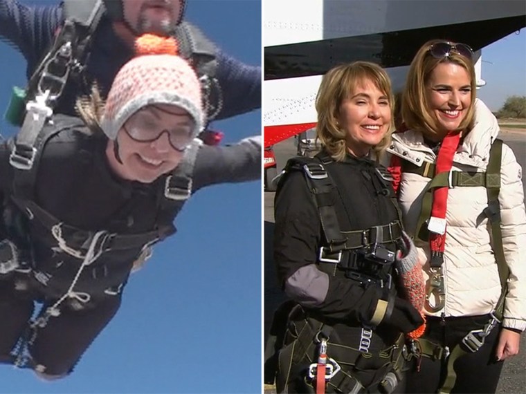 Gabrielle Giffords talks with TODAY host Savannah Guthrie. Gabrielle Giffords marked the three-year anniversary of an attack that left her severely wo...