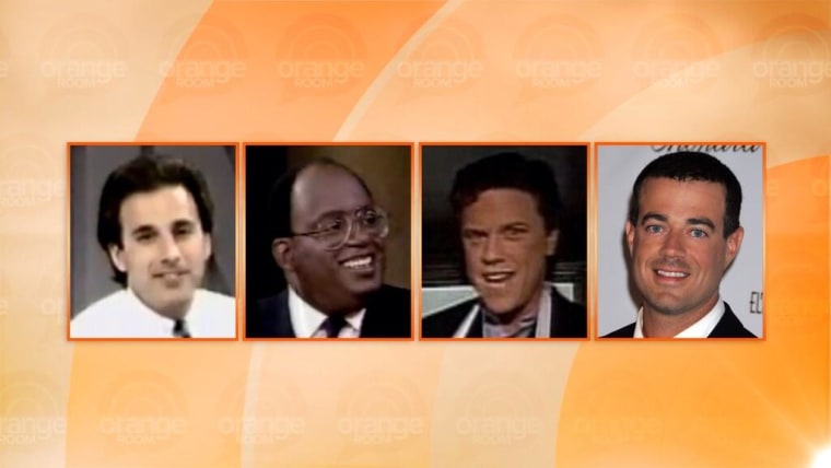 TODAY dudes Matt Lauer, Al Roker, Willie Geist and Carson Daly, all at age 32.