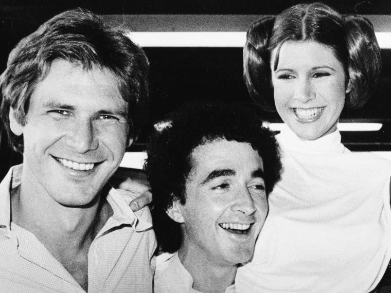 Image: Harrison Ford, Anthony Daniels, Carrie Fisher