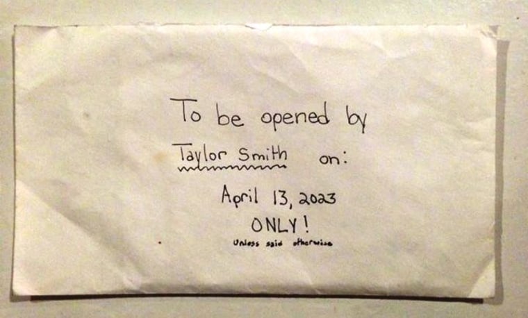 The envelope was marked \"confidential,\" and for \"Taylor's eyes only.\"