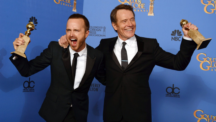 IMAGE: Aaron Paul and Bryan Cranston