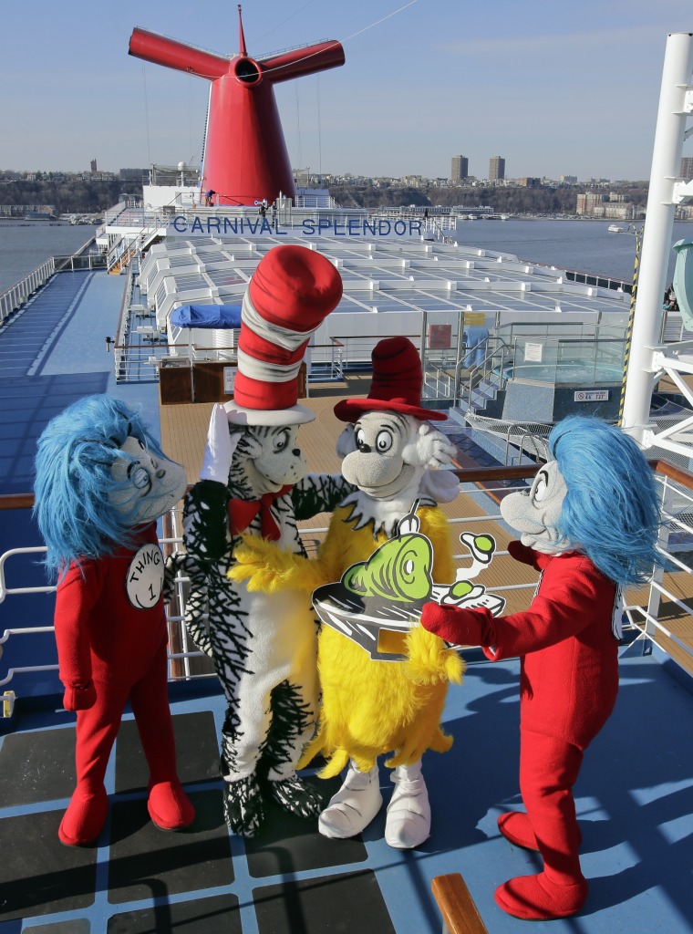 Carnival Cruise Lines, Dr. Seuss, Sam I Am, Cat in the Hat