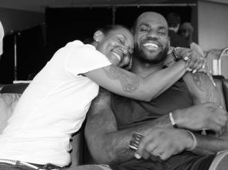 LeBron James on his mother: 'She gave me strength'