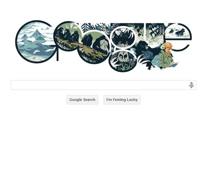 Google celebrates the life of Dian Fossey.