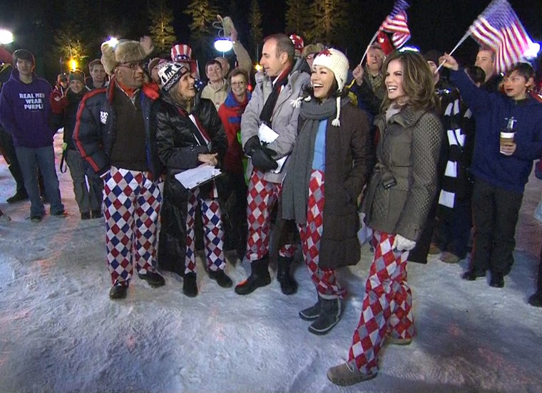 For curling out loud! Norwegian team has even fancier pants for Sochi