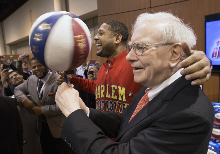 Image: Buffett, Franklin and basketball