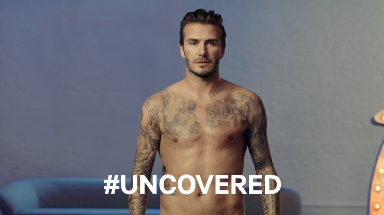 Beckham's #uncovered H&M SuperBowl ad