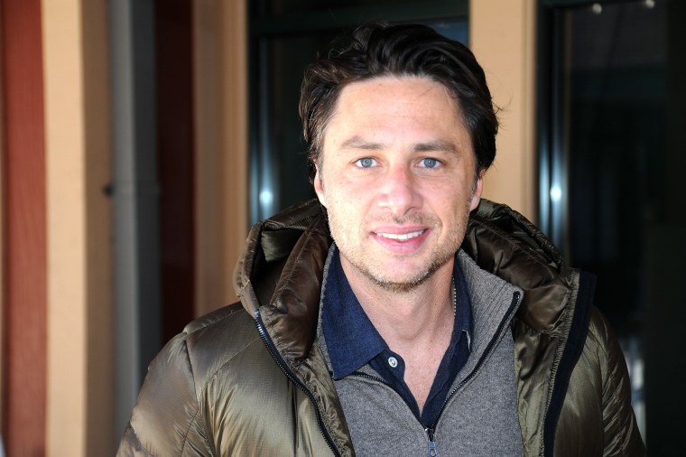 PARK CITY, UT - JANUARY 19: Actor Zach Braff attends The 10th Anniversary LG Music Lodge At Sundance With Elio Motors And Tervis on January 19, 2014 ...