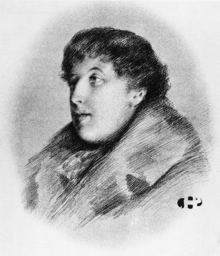 Irish playwright and poet Oscar Wilde (1854 - 1900), 1885. Original publication: Society magazine supplement, 21st March 1885. (Photo by Hulton Archiv...