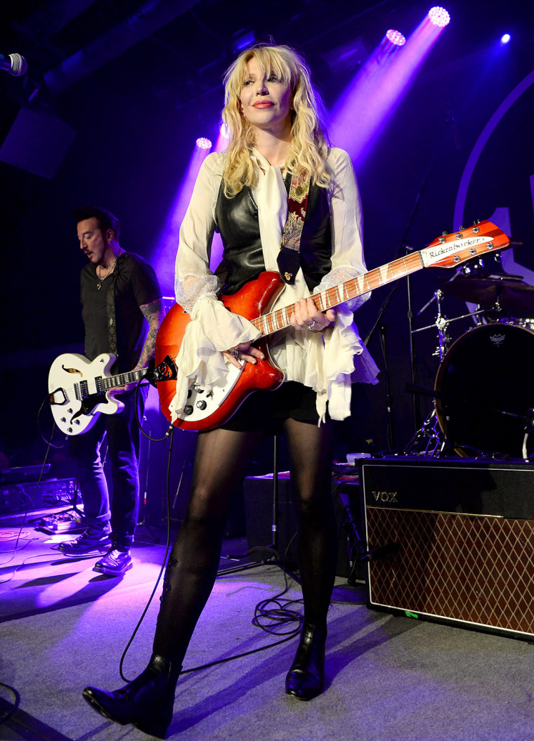 Courtney Love performed in Las Vegas in August.