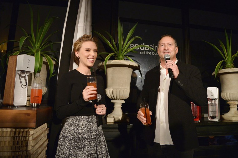 SodaStream unveils Scarlett Johansson as its first-ever Global Brand Ambassador at the Gramercy Park Hotel on January 10, 2014 in New York City.