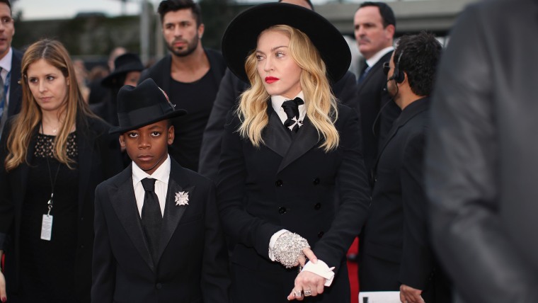 Image: Madonna and her son