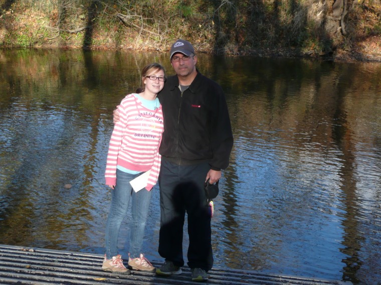 Garth Callaghan and his daughter Emma.