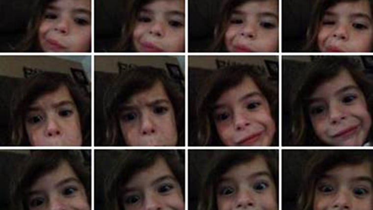 Julz Hernandez found these selfies of her daughter on her phone one day.