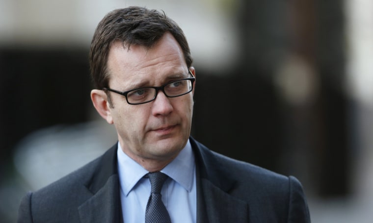 Andy Coulson served as British Prime Minister David Cameron's director of communications after leaving the News of the World newspaper.