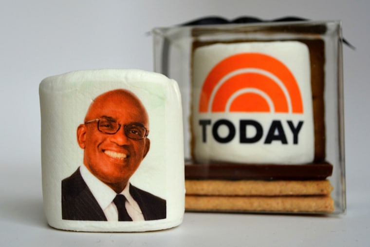 Image: Al Roker's photo on a marshmallow