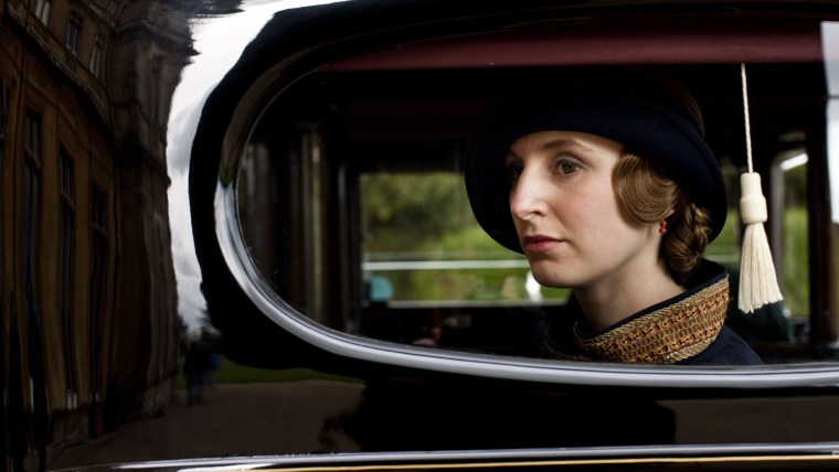 Image: Lady Edith on "Downton Abbey"